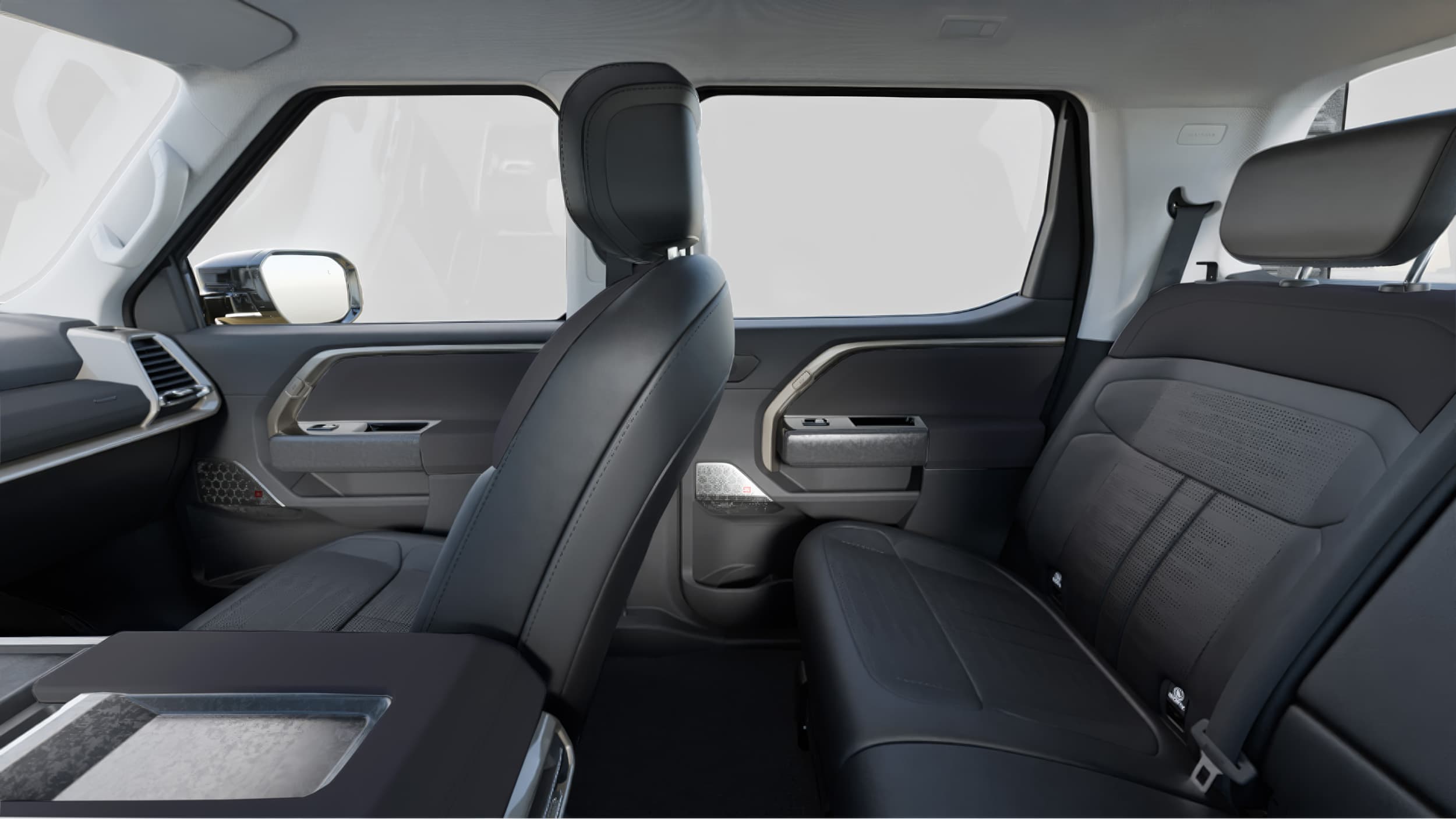 Maxus eTERRON 9 interior black